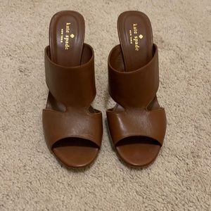 Kate Spade Brown Leather Sandal